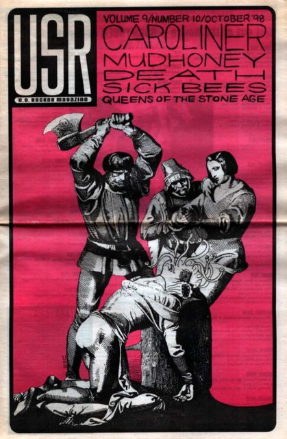 U.S. Rocker final issue October 1998 Sean Carnage Brenda Mullen
